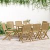 vidaXL Set da Pranzo da Giardino 9 pz Legno Massello di Acacia