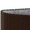 vidaXL Set Divani da Giardino 8 pz con Cuscini Marrone in Polyrattan
