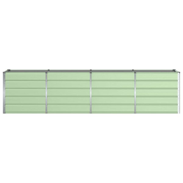 vidaXL Fioriera Verde 240 x 80 x 75 cm Acciaio