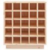 vidaXL Portabottiglie 55,5x34x61 cm in Legno Massello di Pino