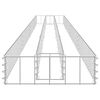 vidaXL Gabbione Letto Rialzato in Acciaio Zincato 360x30x10 cm