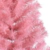 vidaXL Albero di Natale artificiale con luci integrate Rosa 120 cm PVC