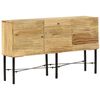 vidaXL Credenza in Legno Massello di Mango 118x30x70 cm