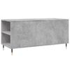 vidaXL Tavolino Salotto Grigio Cemento 102x44,5x50cm Legno Multistrato