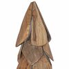 vidaXL Albero di Natale Marrone 80 cm Legno massello di teak
