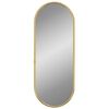 vidaXL Specchio da Parete Dorato 40x15 cm Ovale
