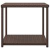 vidaXL Tavolino Marrone 55x45x49 cm in Polyrattan