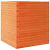 vidaXL Fioriera Giardino Marrone Cera 60x60x68,5cm Legno Massello Pino
