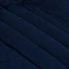 vidaXL Duvet Invernale Trapuntato Blu Scuro 200 x 200 cm Microfibra