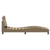 vidaXL Giroletto Viana senza Materasso Cappuccino 90x190 cm in Similpelle