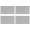 vidaXL Gradini per Scale 4 pz 50 x 30 cm Argento Alluminio