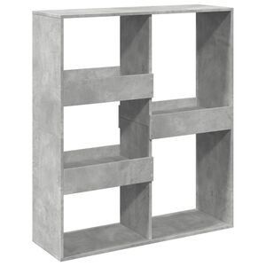 vidaXL Libreria/Divisorio Grigio Cemento 100x33x115 cm
