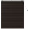 vidaXL Tenda Veneziana Marrone Scuro 140 x 160 cm 35 mm