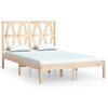 vidaXL Giroletto in Legno Massello di Pino 140x190 cm