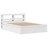 vidaXL Giroletto con Testiera Bianco 120x190 cm Legno Massello di Pino