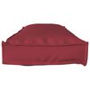 vidaXL Cuscino Rosso Vino 120 x 40 x 8 cm Tessuto Oxford