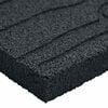 vidaXL Pietra da Passo 6 pcs Nero 60,5 x 25 x 2 cm Gomma