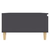 vidaXL Tavolino da Salotto Grigio 90x60x35 cm in Legno Multistrato