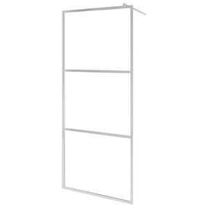 vidaXL Parete per Doccia Walk-in in Vetro Trasparente ESG 80x195 cm
