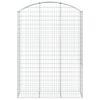 vidaXL Cesto Gabbione ad Arco 150x50x200/220 cm Ferro Zincato