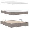 vidaXL Letto con contenitore e materasso Talpa 140 x 190 cm Poliestere