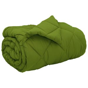 vidaXL Duvet Invernale Verde 200 x 135 cm Microfibra