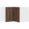 vidaXL Mobile angolare per parete PORTO Rovere Marrone 57 x 57 x 40 cm