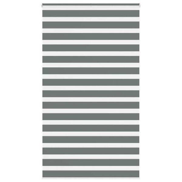 vidaXL Tenda a Rullo Zebra Larghezza Tessuto 120,9 cm Poliestere