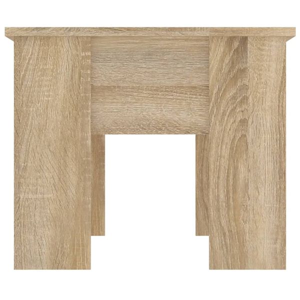 vidaXL Tavolino da Salotto Rovere Sonoma 79x49x41 cm Legno Multistrato