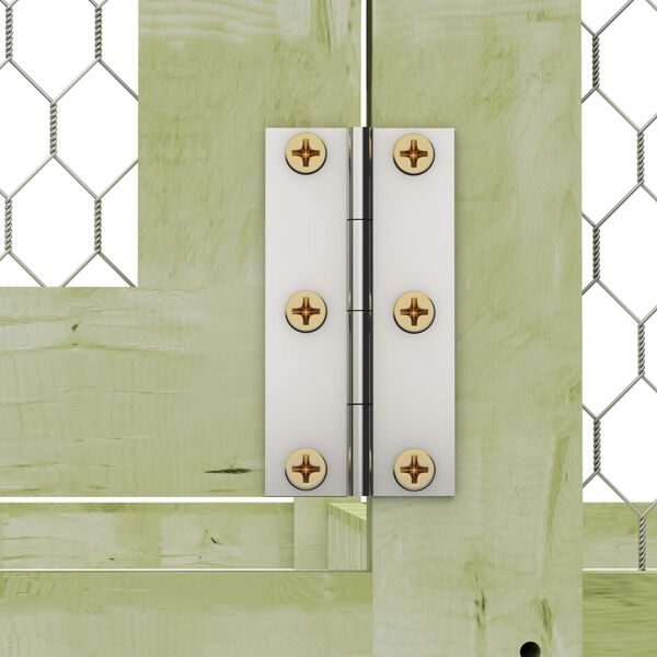 vidaXL Pollaio 1,5x6x1,5 m in Legno di Pino Impregnato