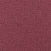 vidaXL Cuscino per Schiena Rosso Vino 80 x 19 x 50 cm Tessuto