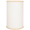 vidaXL Bancone per fiera Marrone chiaro e bianco &Oslash; 60 x 93 cm