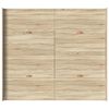 vidaXL Struttura letto con contenitore Rovere Sonoma 200 x 200 cm