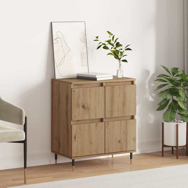 vidaXL Credenza Rovere artigianale 60 x 35 x 70 cm