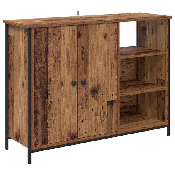 vidaXL Credenza Legno vecchio 100 x 33 x 75 cm Legno multistrato