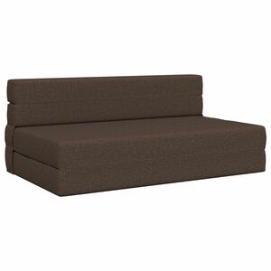 vidaXL Divano Letto Pieghevole Tortora 152 x 86,5 x 60 cm Tessuto