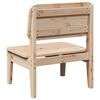 vidaXL Sedie da Giardino 2pz 60x52,5x72 cm Legno Massello di Pino
