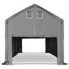 vidaXL Tessuto di Rivestimento per Tenda in PVC 4x8 m Grigio
