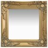 vidaXL Specchio da Parete Stile Barocco 40x40 cm Oro