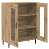 vidaXL Credenza Rovere artigianale 69,5 x 34 x 90 cm Legno multistrato