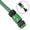 vidaXL Set Tubo da Giardino con Raccordi Verde 0,5" 20 m in PVC
