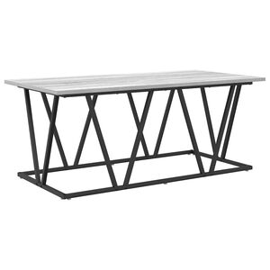 vidaXL Tavolino da salotto Grigio 100 x 50 x 40 cm