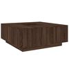 vidaXL Tavolino Salotto Rovere Marrone 100x100x40 cm Legno Multistrato
