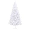 vidaXL Albero di Natale artificiale Bianco 300 cm PVC e Acciaio