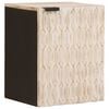 vidaXL Mobile Appeso da Bagno con lo scaffale Bianco 38 x 33 x 48 cm