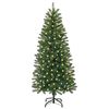 vidaXL Albero di Natale artificiale con 150 LED Verde 120 cm PE e PVC