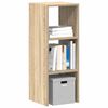 vidaXL Libreria Impilabili Rovere Sonoma 30x30x80 cm Legno Multistrato