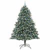 vidaXL Albero di Natale artificiale con 300 LED Verde 240 cm