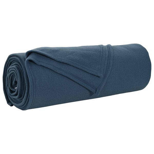 vidaXL Coperte da Pile 6 pcs Blu navy 210 x 140 cm Panno