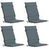 vidaXL Cuscini per Sedia Alta in 4 Pezzi GEMERT 4 pcs 100% Poliestere